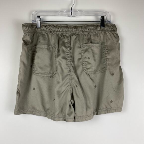 C&C California Star Shorts Patch Pockets Gray Womens Size L - Picture 8 of 11
